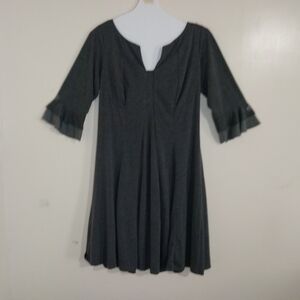 Dressbarn Charcoal Gray Dress